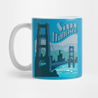 San Francisco in Blue Mug